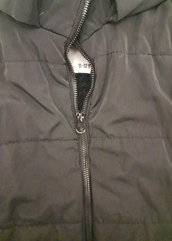 civil Kapüşonlu Siyah Erkek Çocuk Mont - Görsel 6