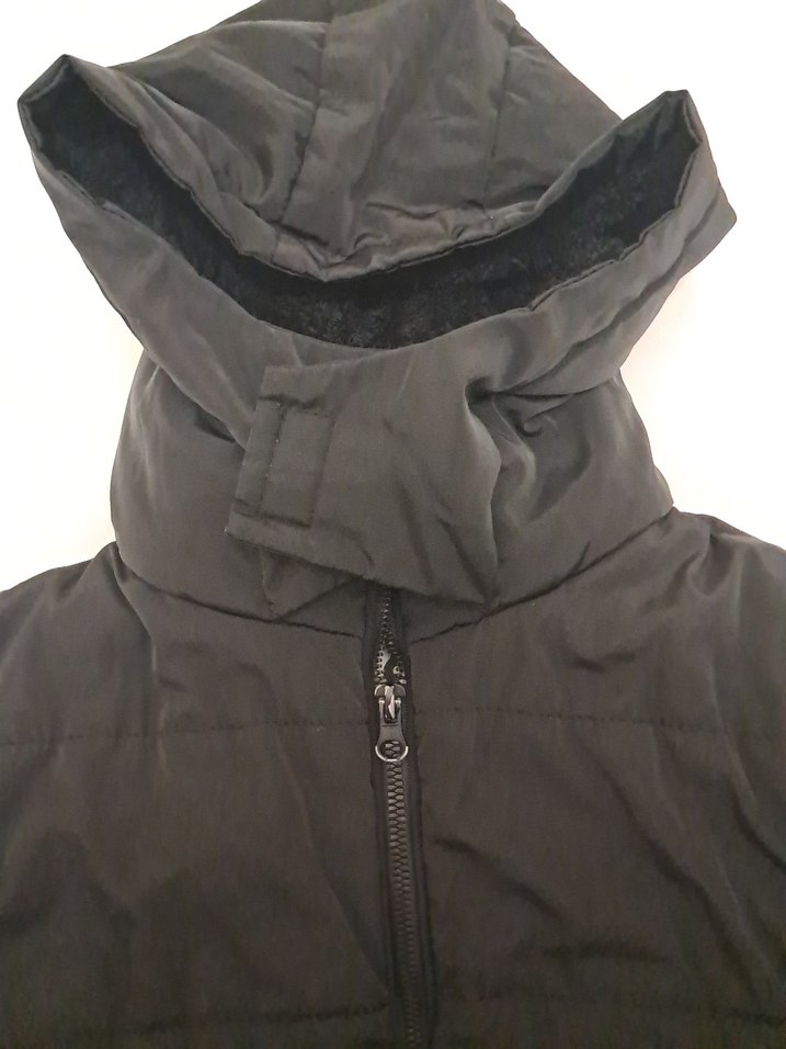 civil Kapüşonlu Siyah Erkek Çocuk Mont - Görsel 2