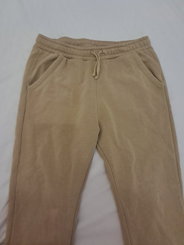 Bej Rahat Kesim erkek çocuk Eşofman Altı - Görsel 2