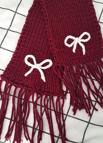  Beden Bordo atkı