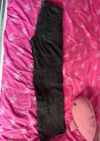 36 Beden Fermuarlı Koyu Denim Kadın Jean