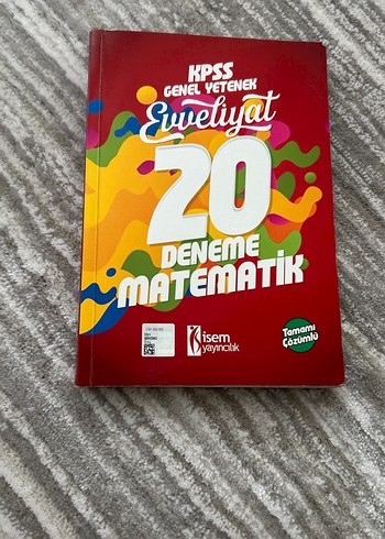 KPSS Genel Yetenek 20 Deneme Matematik Kitabı