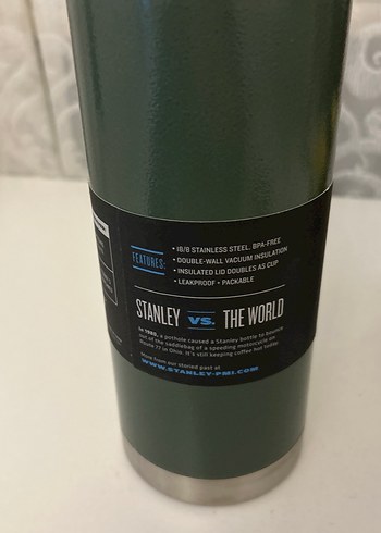 Stanley Vakumlu Çelik Termos 1L Yeşil - Görsel 4