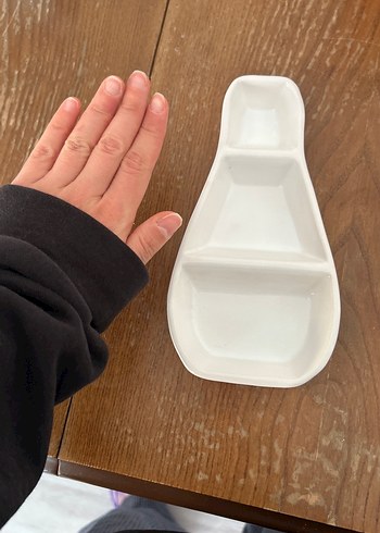 Beyaz Çok Bölmeli servis ürünü - Görsel 3