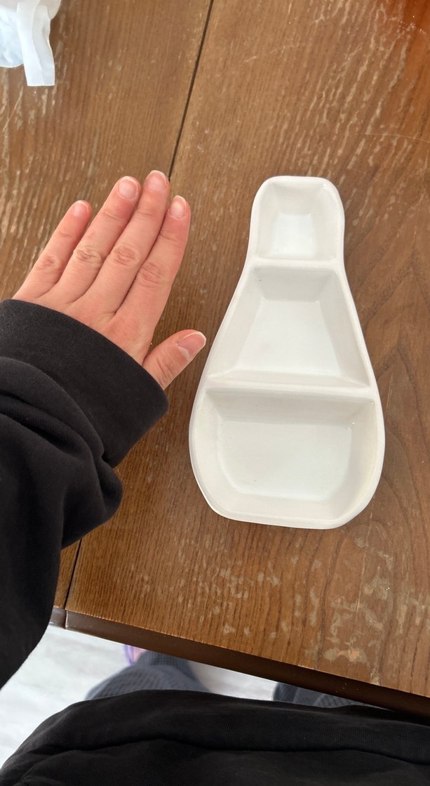 Beyaz Çok Bölmeli servis ürünü - Görsel 3