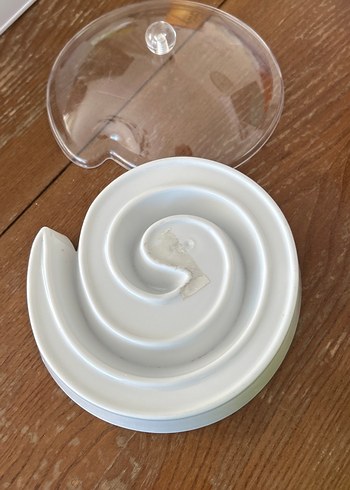 Beyaz Çağdaş Desensiz Tabak - Görsel 4