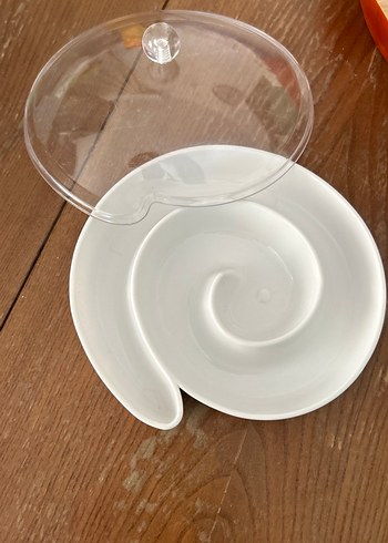 Beyaz Çağdaş Desensiz Tabak - Görsel 3