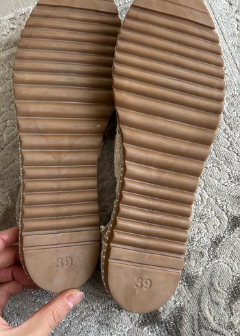 Dantel Detaylı Beyaz Kadın Espadril - Görsel 5