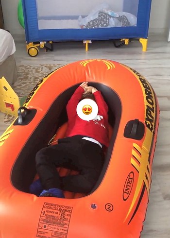 Intex Explorer 200 Turuncu Şişme Bot - Görsel 2