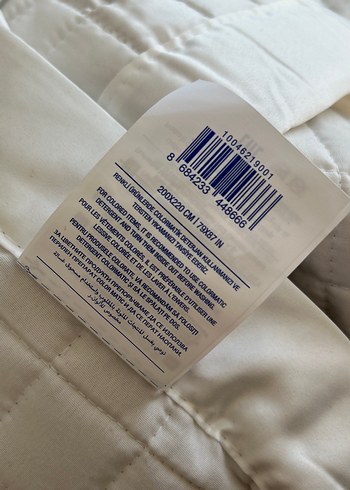 Beyaz Düz Yatak Örtüsü ve 2 adet yastık kılıfı - Görsel 5