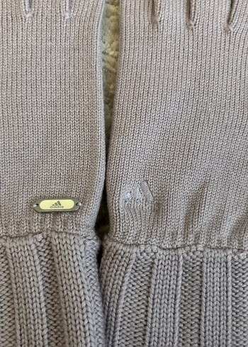 Gri Örgü Kadın Adidas Eldivenleri - Görsel 4
