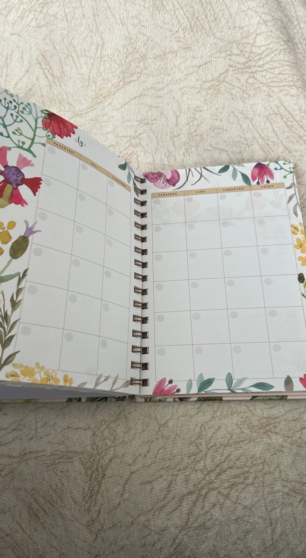 Sert kapak süresiz ajanda - Görsel 5