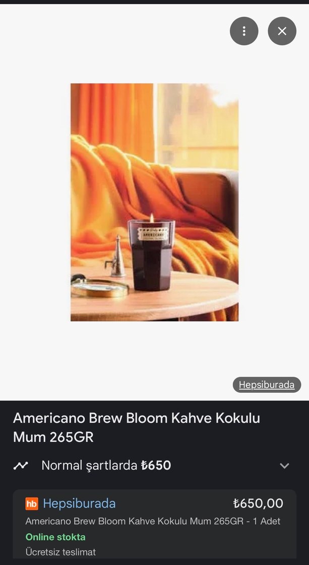 Americano Kokulu Mum - Görsel 2