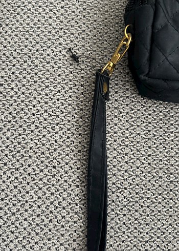 Kemer Detaylı Siyah Kadın Minik Cüzdan - Görsel 3