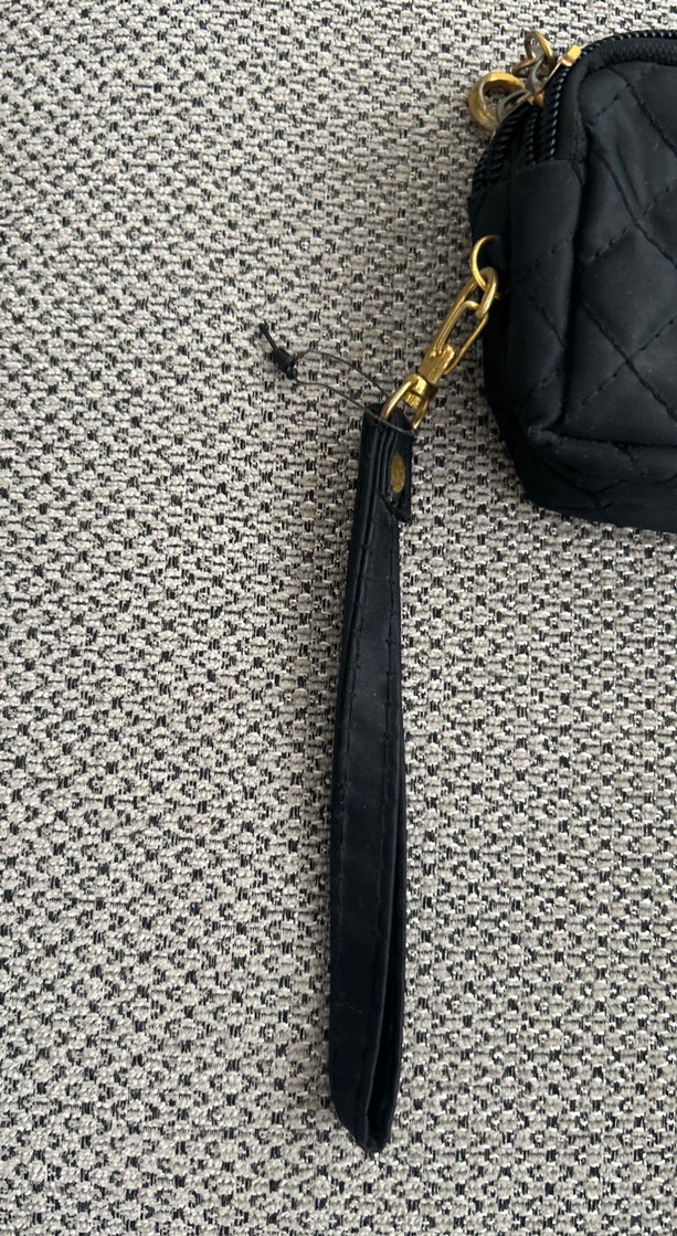 Kemer Detaylı Siyah Kadın Minik Cüzdan - Görsel 3