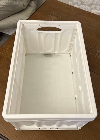 Beyaz katlanabilir masa ve depolama alanı - Görsel 2