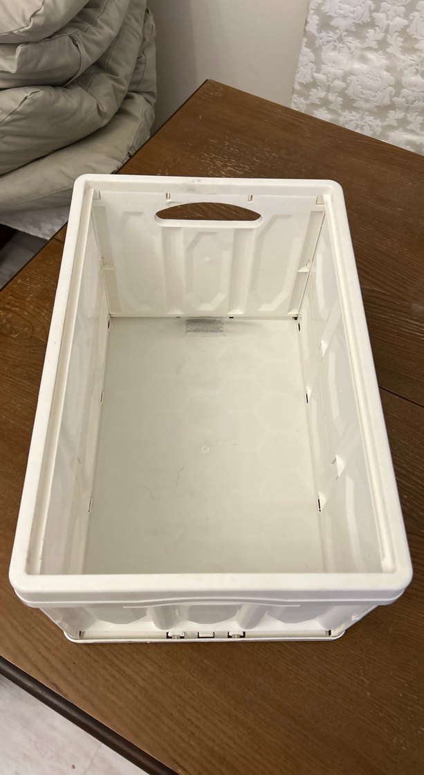 Beyaz katlanabilir masa ve depolama alanı - Görsel 2