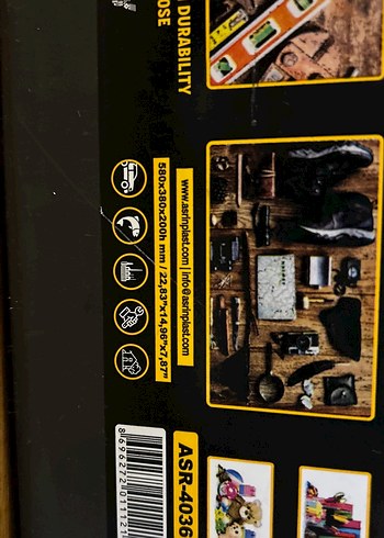 Siyah Sert Kapaklı Saklama Kutusu - Görsel 3