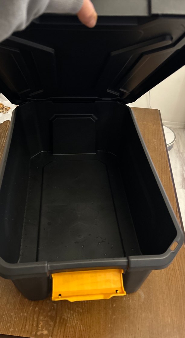 Siyah Sert Kapaklı Saklama Kutusu - Görsel 5