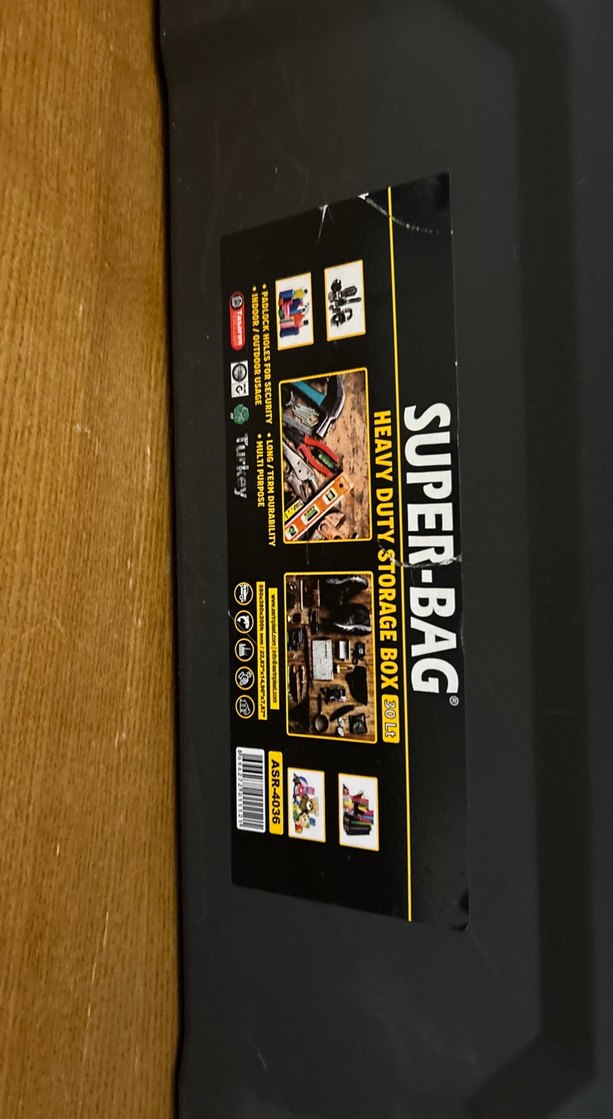 Siyah Sert Kapaklı Saklama Kutusu - Görsel 2