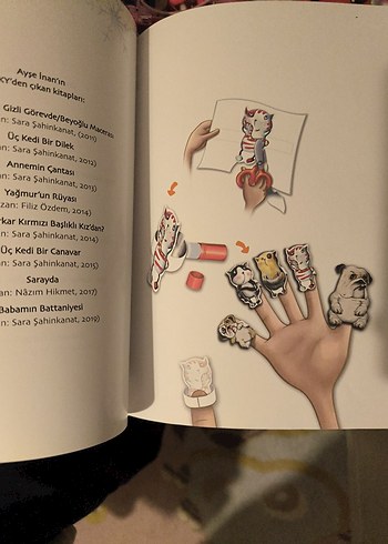 Üç Kedi Bir Dilek & Bir Canavar Çocuk Kitapları - Görsel 4