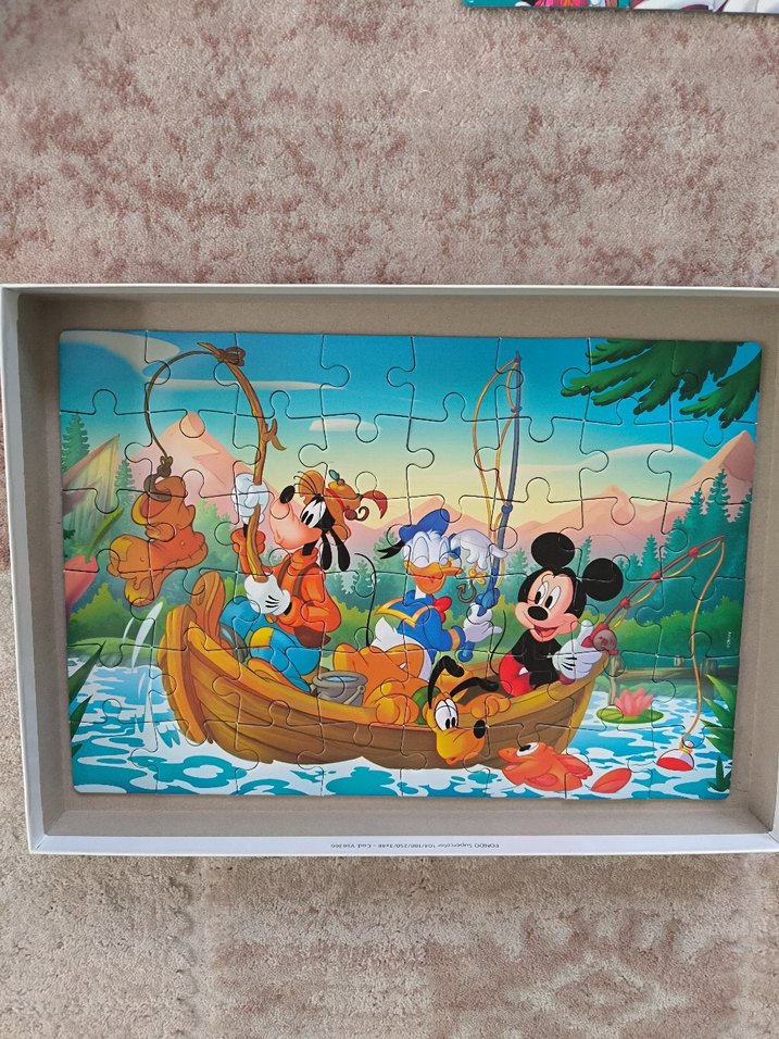 Disney Mickey ve Arkadaşları 3x48 Parça Puzzle - Görsel 4