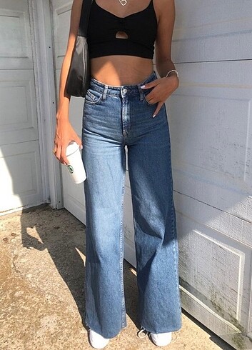 s Beden Zara wide leg jean