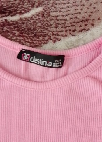 krops Pembe Kısa Kollu - Görsel 3