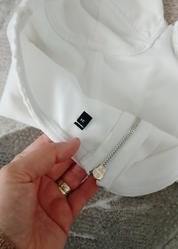 Beyaz Straplez Kadın Bustiyer - Görsel 5