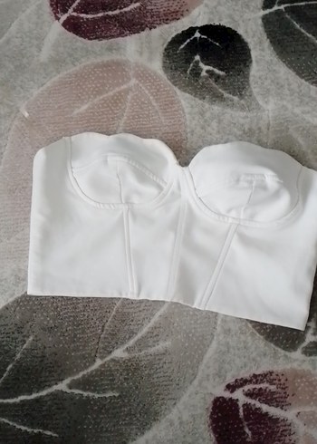 Beyaz Straplez Kadın Bustiyer - Görsel 3