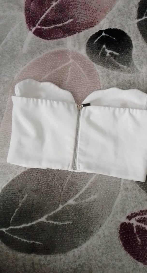 Beyaz Straplez Kadın Bustiyer - Görsel 4