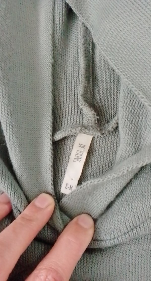 yeşil Kapüşonlu tiriko Kadın Sweatshirt - Görsel 3