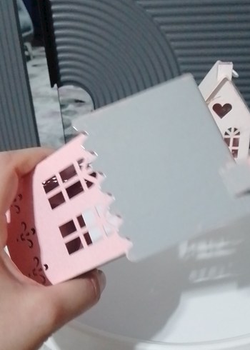 Beyaz Dekoratif Mumluk ve Vazolu Set - Görsel 7