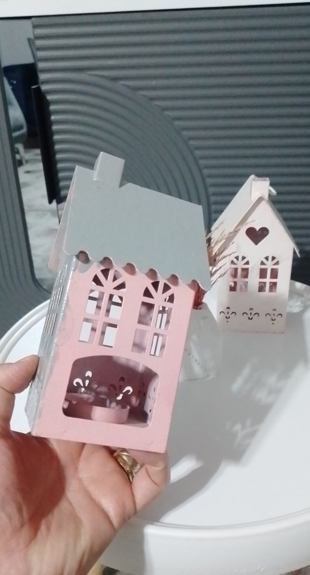 Beyaz Dekoratif Mumluk ve Vazolu Set - Görsel 4