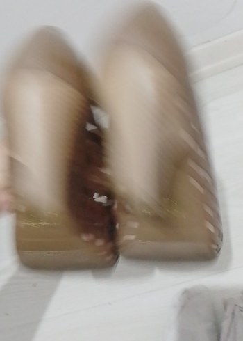 Bej Dolgu Topuklu Kadın Abiye Ayakkabı - Görsel 5