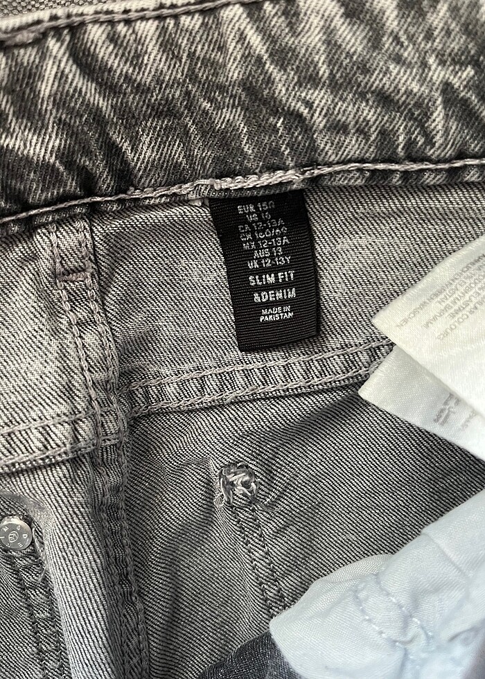 H&M SLİM FIT KOT PANTOLON - Görsel 4