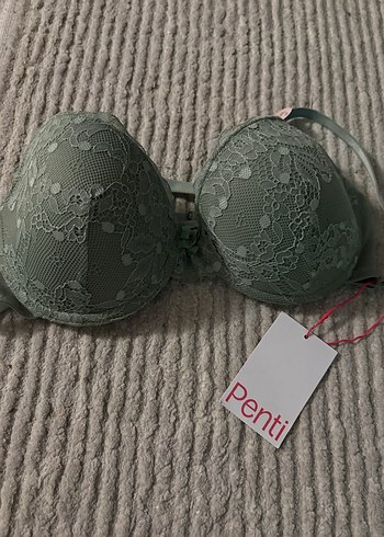 Nakışlı Pembe Bohem Vintage Sütyen - Görsel 5