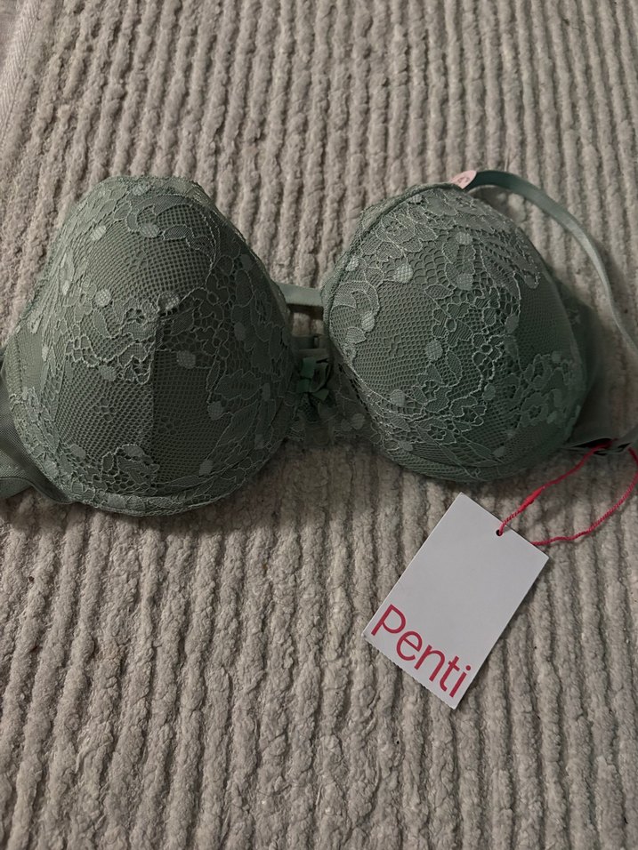 Nakışlı Pembe Bohem Vintage Sütyen - Görsel 5