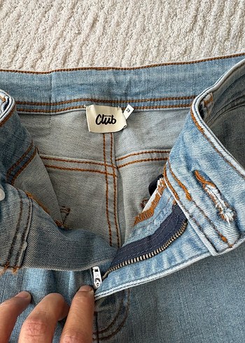 Günlük Mavi Normal Kesim Kadın Kot Pantolon Beymen Club - Görsel 3