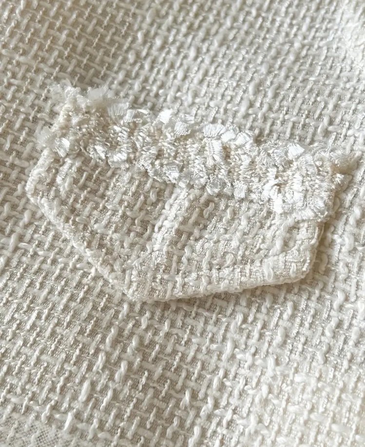 Beyaz Triko Kız Elbise, Kolsuz, Fitted - Görsel 3