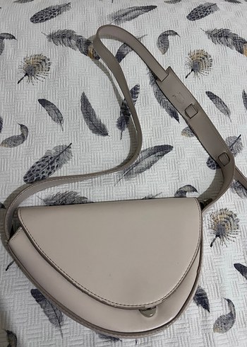 Bej Kemerli Kadın Çanta - Görsel 2