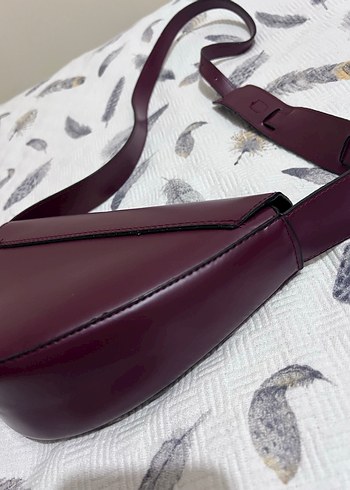 Bordo Tokalı Kadın çanta - Görsel 2