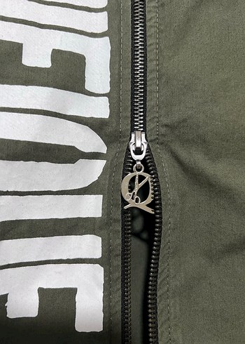 Kadın Haki Uzun Düğmeli Ceket - Görsel 3