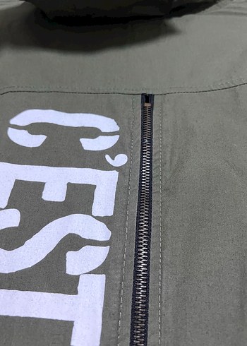 Kadın Haki Uzun Düğmeli Ceket - Görsel 4