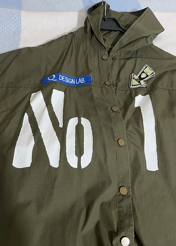 Kadın Haki Uzun Düğmeli Ceket - Görsel 7