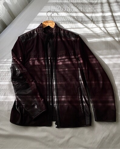 Erkek WCollection deri ceket