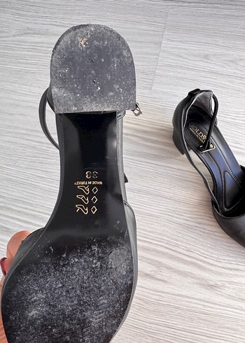 Siyah  Kadın Topuklu Ayakkabı - Görsel 3