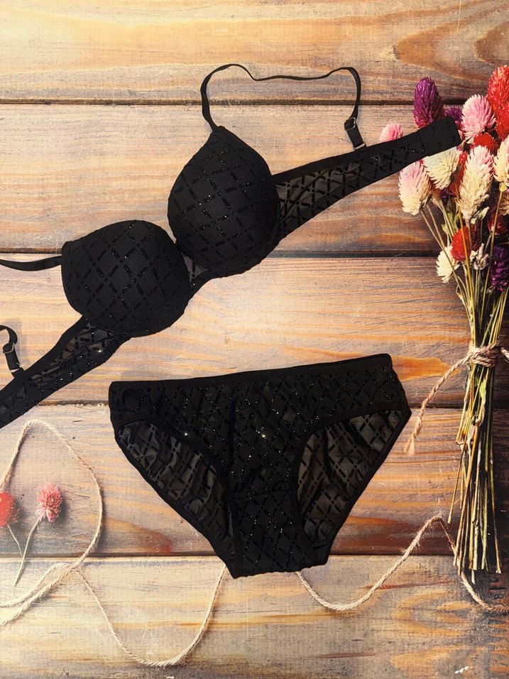 Mor Gotik Atletik Sütyen Angel Baskılı - Görsel 5