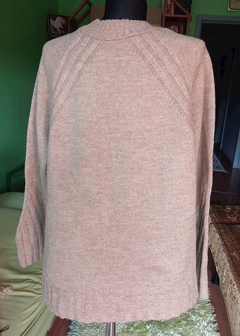 KOTON Bej Kadın Triko Kazak - Görsel 3