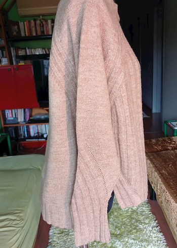 KOTON Bej Kadın Triko Kazak - Görsel 2